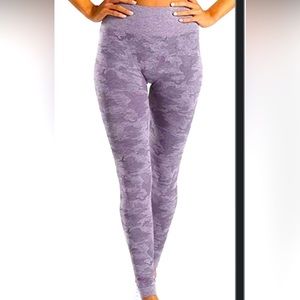 Gymshark Camo Seamless Leggings - Purple